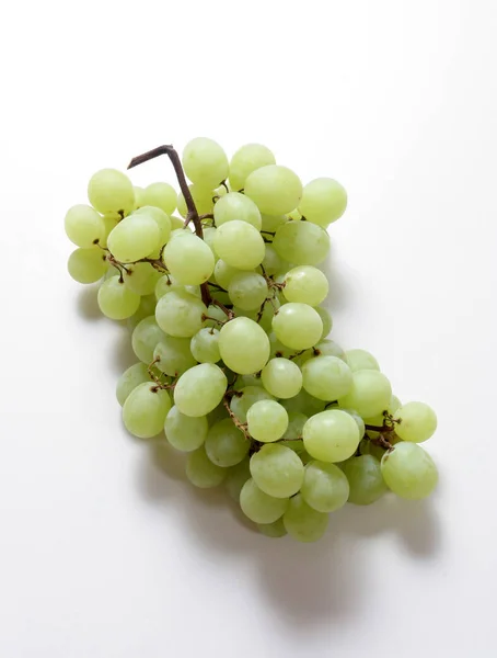 Close White Grapes White Background — Stock Photo, Image
