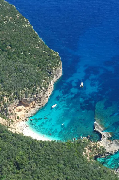 Cala Biriala Golfo Orosei Körfezi Baunei Sardunya Talya Avrupa — Stok fotoğraf