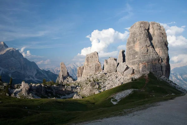 Montagna Cinque Torri Dolomiti Veneto Italia Europa — Foto Stock