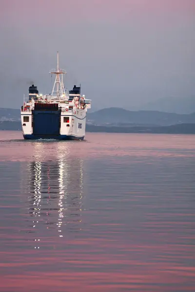 Ferryboat Carloforte Sardinia Italy — Stock Photo, Image