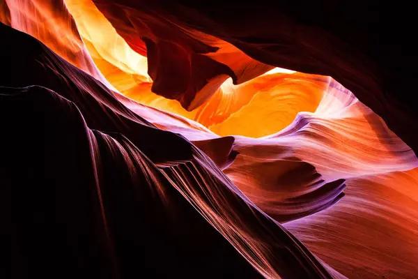 Antelope Canyon Page Arizona Paisaje Estados Unidos América Del Norte — Foto de Stock