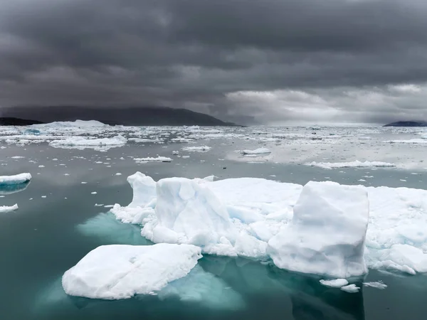 Great Eqip Glacier Eqip Sermia Oer Eqi Glacier Greeland Denmark — Stock Photo, Image