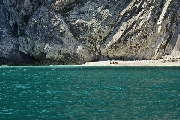 Conero Montaña Parque Mar Adriático Playa Ancón Marcas Italia Europa — Foto de Stock
