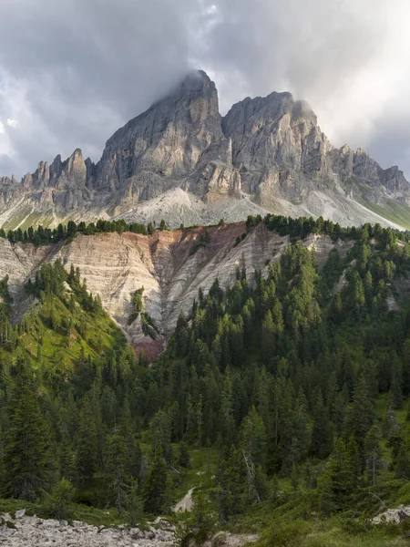 Berget Peitlerkofel Sass Putia Dolomiterna Södra Tyrolen Alto Adige Europa — Stockfoto