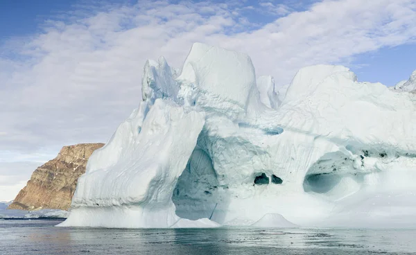 Iceberg Uummannaq Fjord System América América Del Norte Groenlandia Dinamarca —  Fotos de Stock