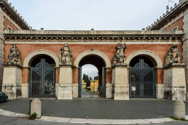 Verano Monumental Cemetery Tiburtino District European Cemeteries Route Rome Lazio — Stock Photo, Image
