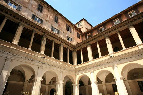 Bramante Cloister Rione Ponte District Rome Italy — Stock Photo, Image