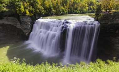 Orta Letchworth State Park Ny devlet düşüyor