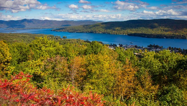 Veduta Del Lago George Prospect Mountain New York — Foto Stock