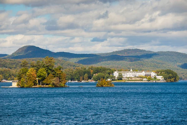 Lake George Historical Sagamore Hotel Background — Stock Photo, Image