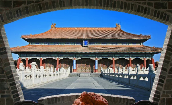 Historical Forbidden City Museum Center Beijing — Stock Photo, Image