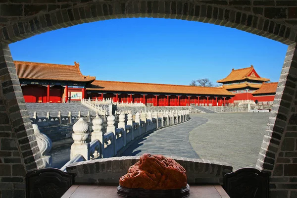 北京の中心で歴史的紫禁城美術館 — ストック写真