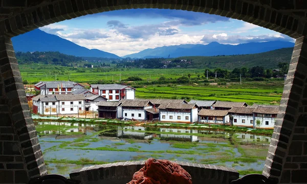 Ein Landschaftspark Lijiang China Einer Touristenhochburg — Stockfoto