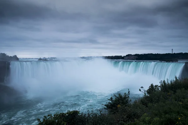 Bild Niagarafallen Från Den Kanadensiska Sidan — Stockfoto