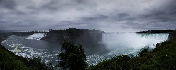 Panoráma Képet Niagara Vízesés Kanada — Stock Fotó