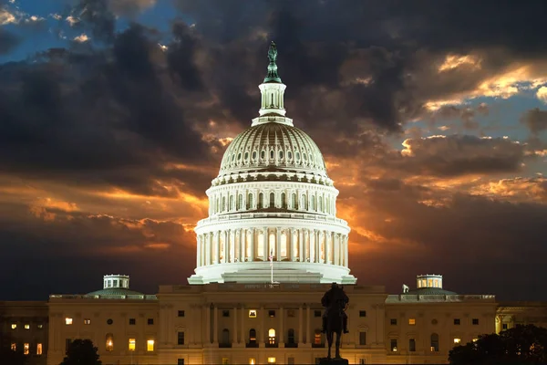 Edificio Del Capitolio Estados Unidos Washington — Foto de Stock