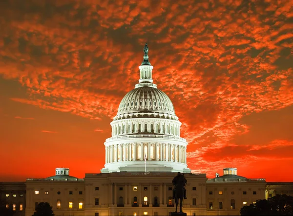 Edificio Del Capitolio Estados Unidos Washington — Foto de Stock