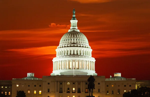 Edificio Del Capitolio Estados Unidos Washington —  Fotos de Stock