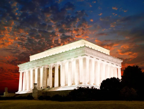 Monumento Lincoln Washington — Foto de Stock