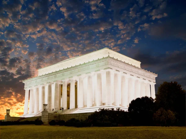 Monumento Lincoln Washington — Foto de Stock