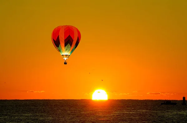 Sonnenaufgang Palmenstrand Von Florida Usa — Stockfoto