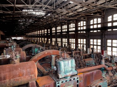 Bethlehem Pa çelik fabrikasında olarak paslanacak ve discolors yaşla birlikte