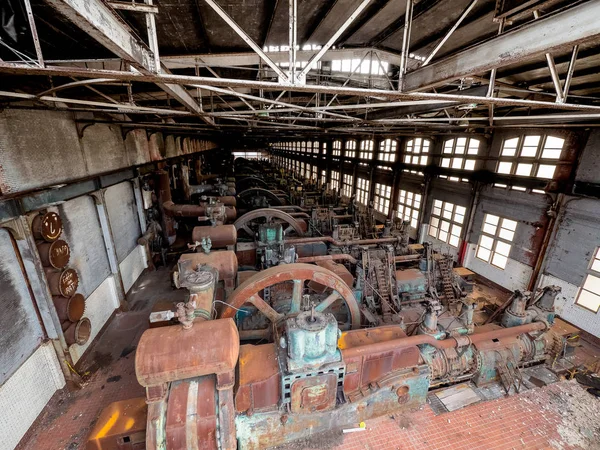 伯利恒巴神的钢铁厂 随着年龄的增长而变色 — 图库照片