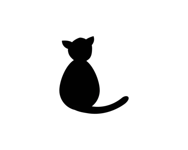 Katze Logo Ilustrationsvektor — Stockvektor