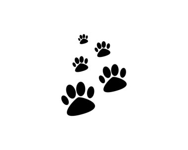 Paw logosu vektör 