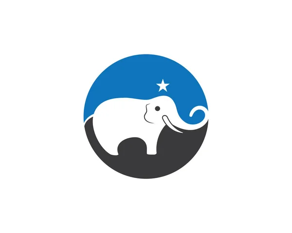 Вектор логотипа слона — стоковый вектор