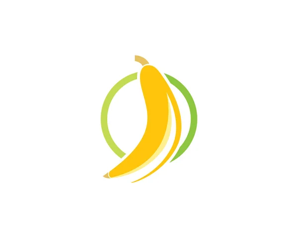 Vetor do logotipo da banana — Vetor de Stock