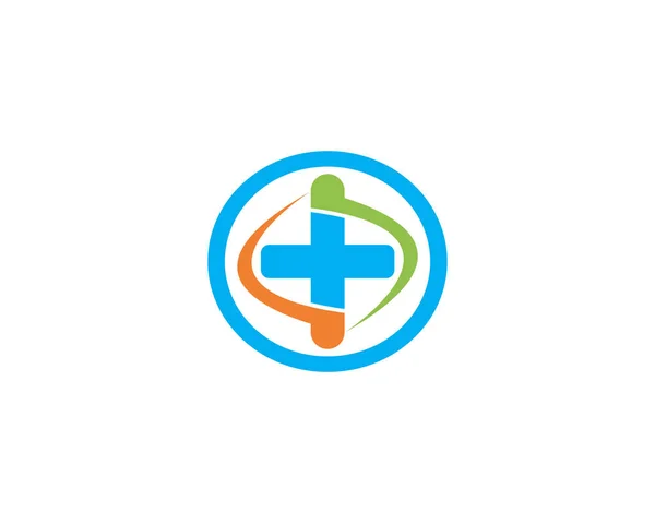 医療のロゴのテンプレート — ストックベクタ