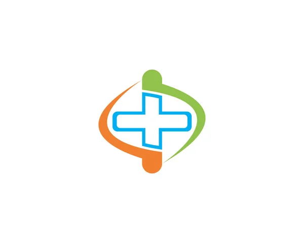 医療のロゴのテンプレート — ストックベクタ