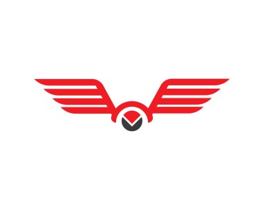 Şahin kartal logo şablonu