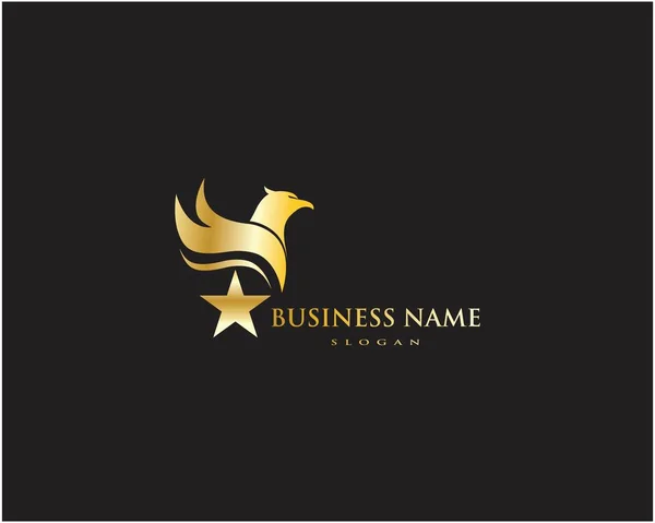 Ørn fugl logo – Stock-vektor