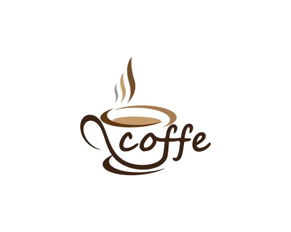 咖啡杯标志模板 — 图库矢量图片