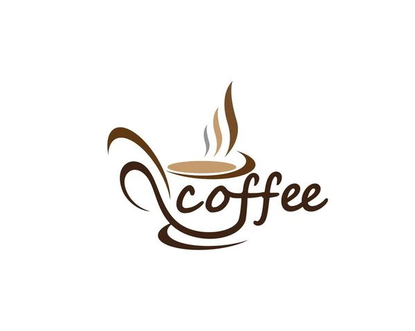 Kaffe cup logo — Stock vektor