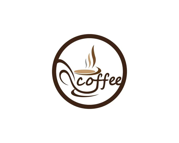 Tazza di caffè logo — Vettoriale Stock