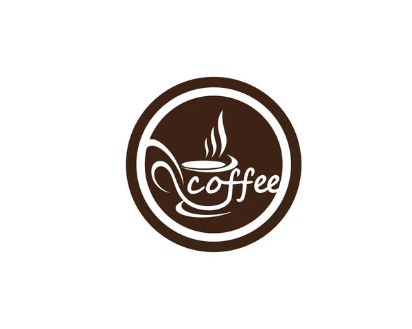Tazza di caffè logo — Vettoriale Stock