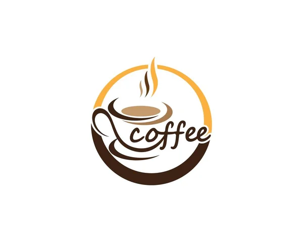 Kaffe cup logo — Stock vektor