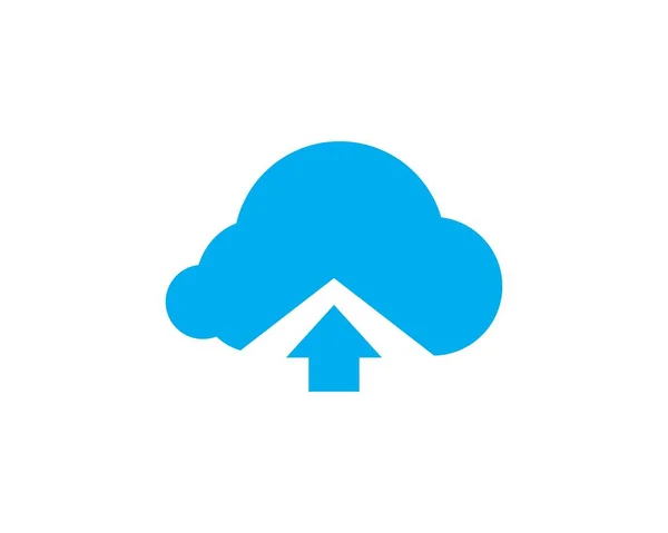 Wolkenlogo-Vektor — Stockvektor