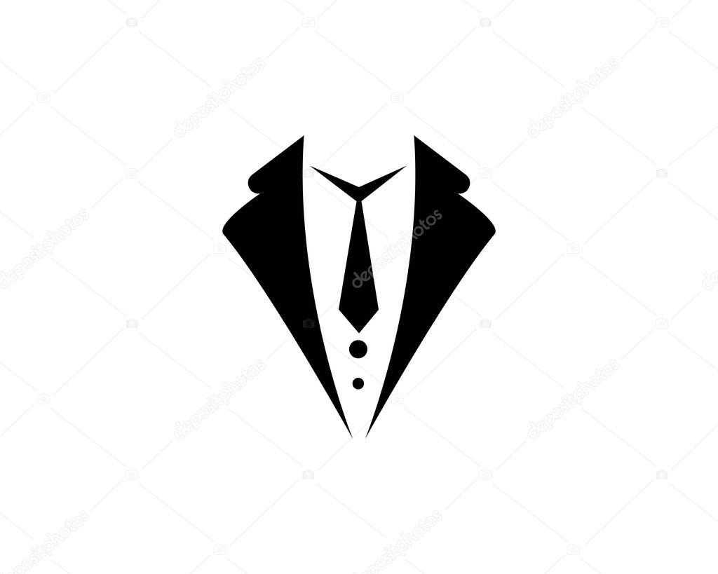 Tuxedo logo vector icon template