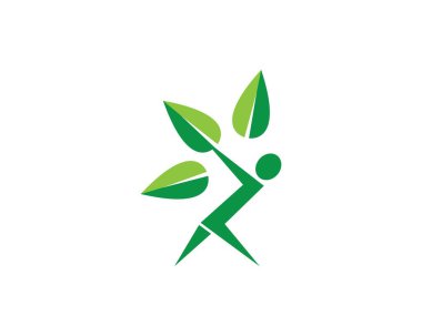 Sağlıklı Yaşam Logosu şablonu 