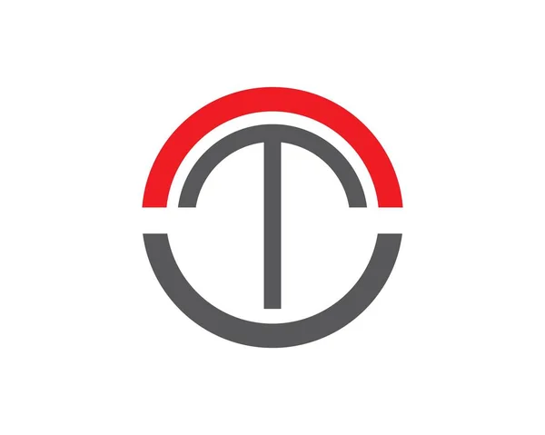 Letter T-logo — Stockvector