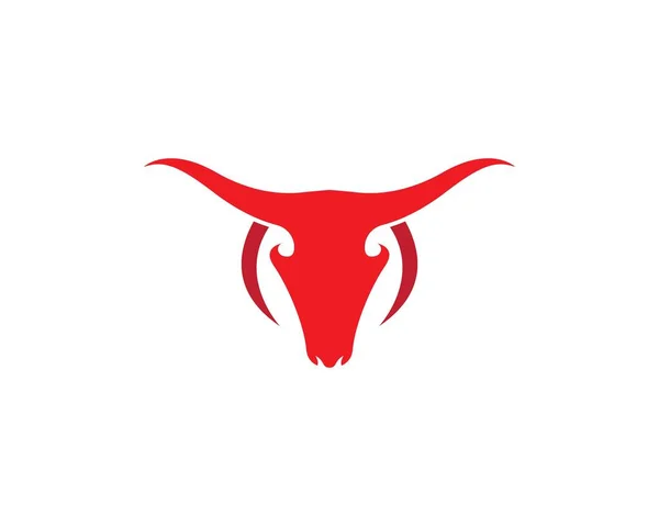 Bull Taurus Logo Szablon — Wektor stockowy
