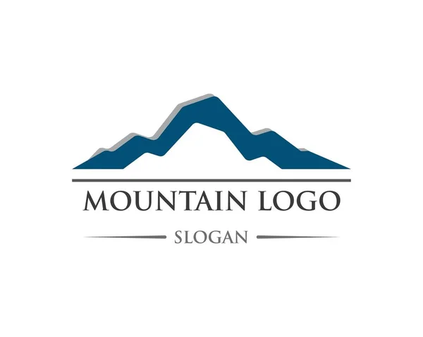 Plantilla Logo Montañas — Archivo Imágenes Vectoriales