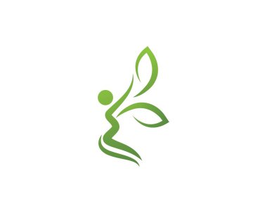 Yoga logo şablonu