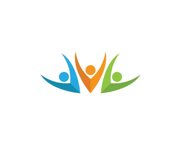 Community Care Logo Vorlage — Stockvektor