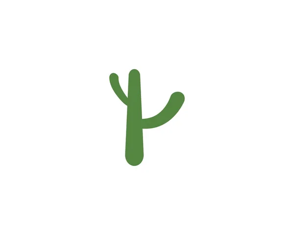 Шаблон логотипа кактуса — стоковый вектор