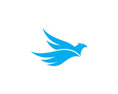 Şahin kartal logo şablonu